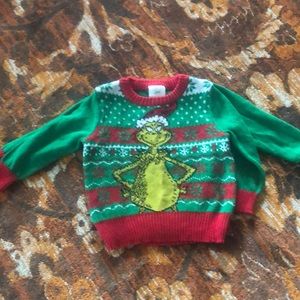 Toddler Grinch pullover